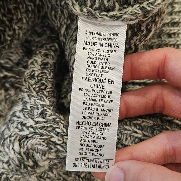 Moth Anthropologie Cardigan Womens One Size Sleeveless Zip Front Chunky Knit - Picture 13 of 13